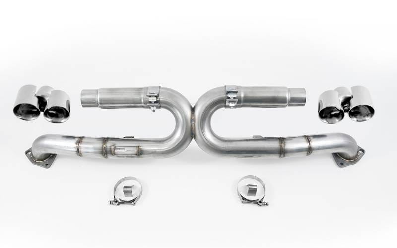 AWE Tuning 3015-32044 AWE Tuning 991 Carrera Performance Exhaust - Chrome Silver Tips thumbnail 2