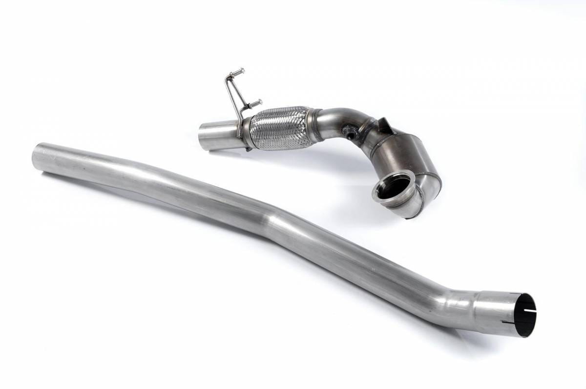 Milltek Sport High Flow Catted Downpipe for VW/Audi MQB 2.0T AWD SSXAU381