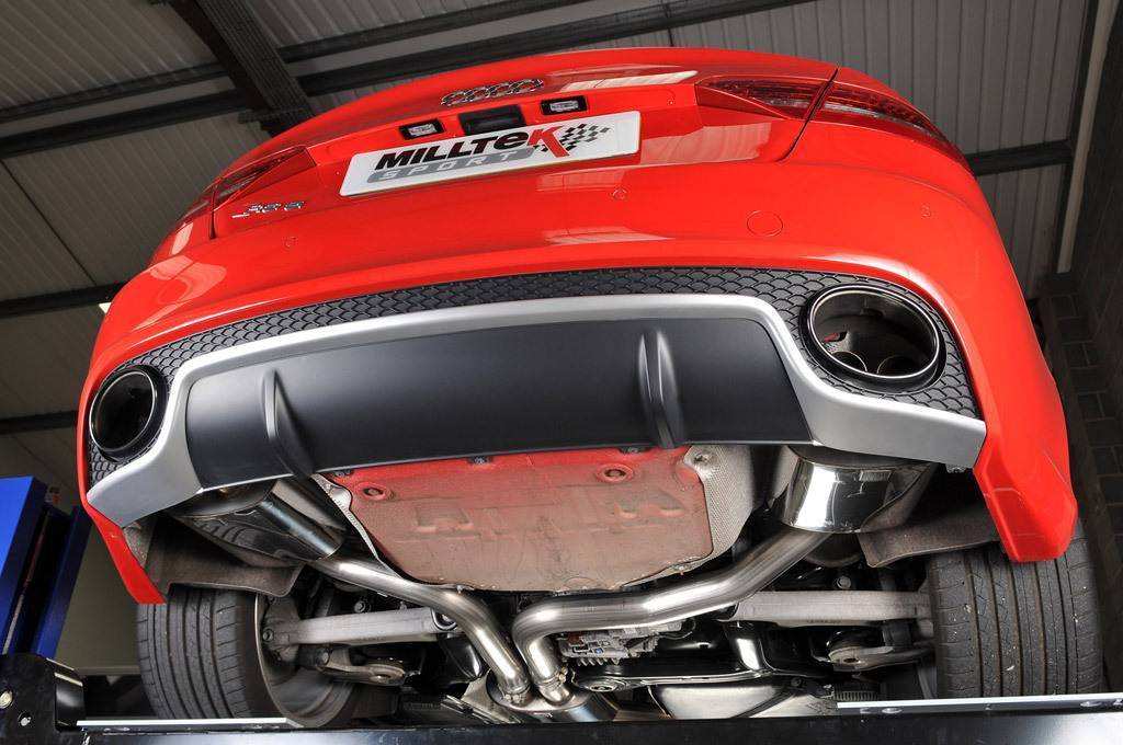 Milltek Sport Cat-Back Exhaust System w/ Resonated Downpipes & Non-Resonated Center for Audi RS5 SSXAU334 thumbnail 2