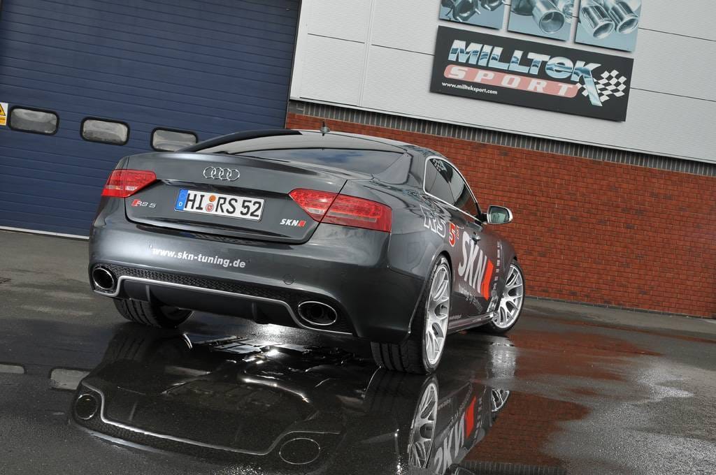 Milltek Sport Cat-Back Exhaust System w/ Resonated Downpipes & Resonated Center for Audi RS5 SSXAU267 thumbnail 4