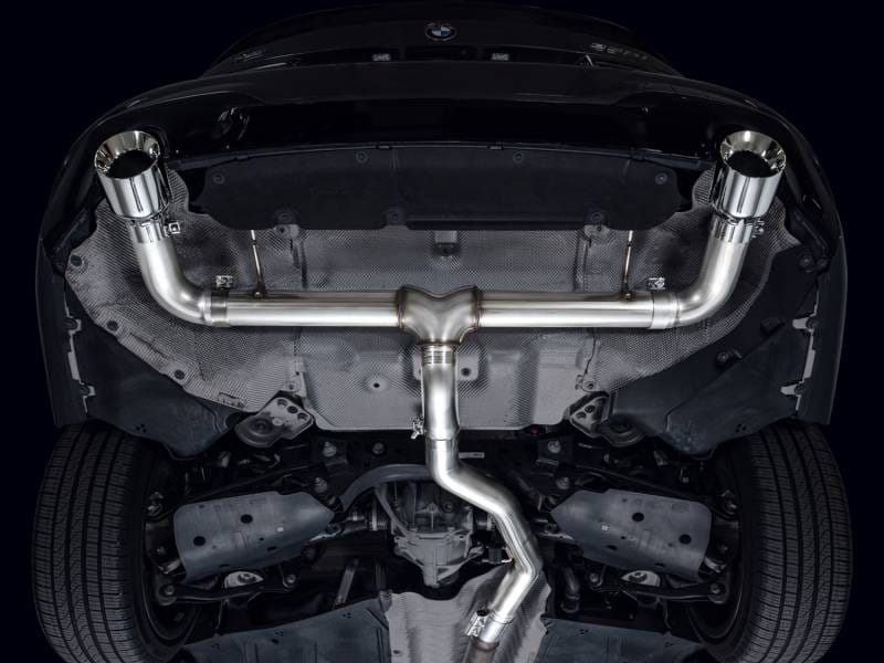 AWE Tuning 3020-32429 AWE Tuning 19-23 BMW 330i / 21-23 BMW 430i Base G2X Track Edition Axle-Back Exhaust - Chrome Silver thumbnail 4