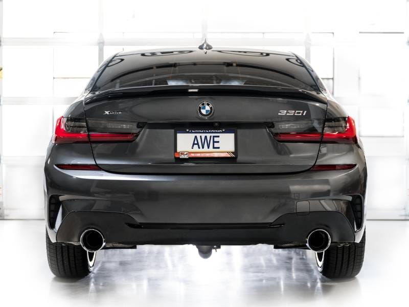 AWE Tuning 3020-32429 AWE Tuning 19-23 BMW 330i / 21-23 BMW 430i Base G2X Track Edition Axle-Back Exhaust - Chrome Silver thumbnail 16