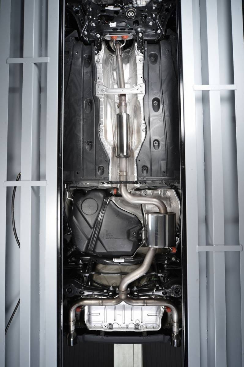 Milltek Sport Cat-Back Exhaust System w/ Rear Silencer (Quieter) & Ceramic Black Tips for VW MK7 GTI SSXVW229 thumbnail 5