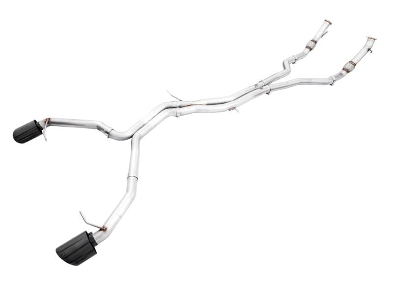 AWE Tuning 3020-33060 AWE Tuning Audi B9 RS5 Sportback Track Edition Exhaust- Non Resonated - Diamond Black RS-Style Tips thumbnail 2