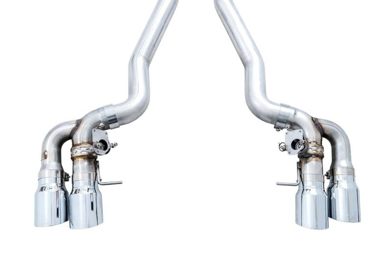 AWE Tuning 3025-42061 AWE Tuning 18-19 BMW M5 (F90) 4.4T AWD SwitchPath Axle-Back Exhaust - Chrome Silver Tips thumbnail 6