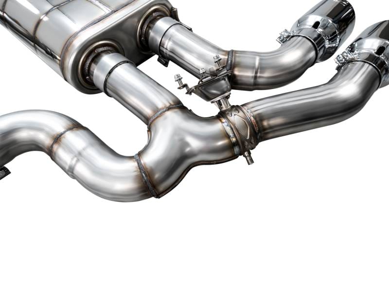 AWE Tuning 3025-42301 AWE Tuning 20-25 BMW X3 M/M Comp (F97) AWD SwitchPath Axle-Back Exhaust - Chrome Silver Tips thumbnail 13