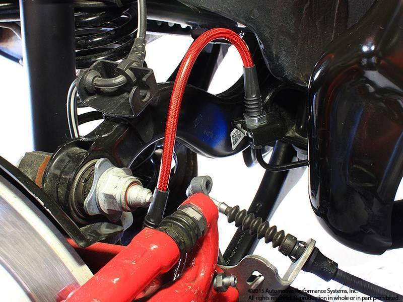 NEUSPEED Sport Stainless Steel Brake Lines (Red Finish) for VW MKVII Golf / GTI & Audi A3 (8v) FWD thumbnail 5
