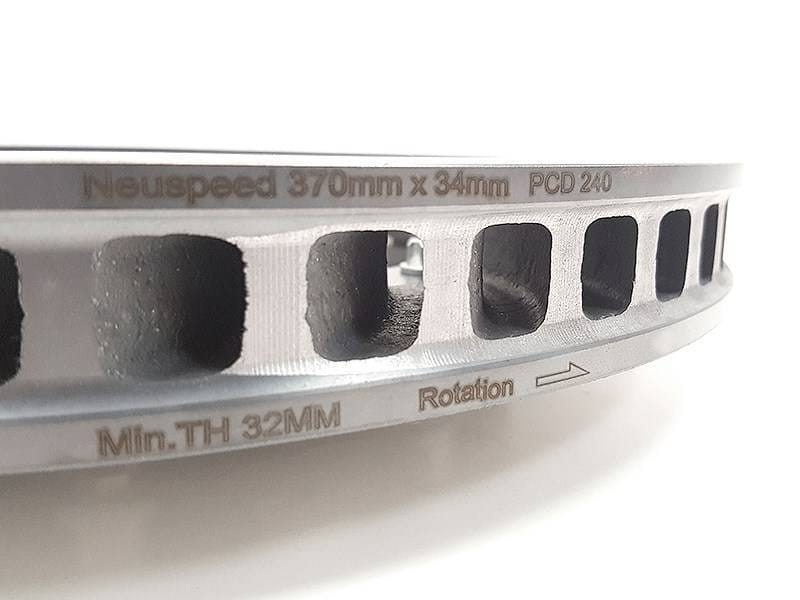 Neuspeed 370x34 2pc Floating Rotor, Front for VW MK5/6/7 & Audi 8P/8V A3/S3 / Q3 / TT MK2/3 | 9947LR.UPGRADE thumbnail 3