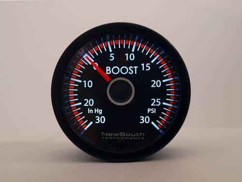 Newsouth Performance VW RedLine 0-30 in hg, 0-30 PSI Boost Gauge
