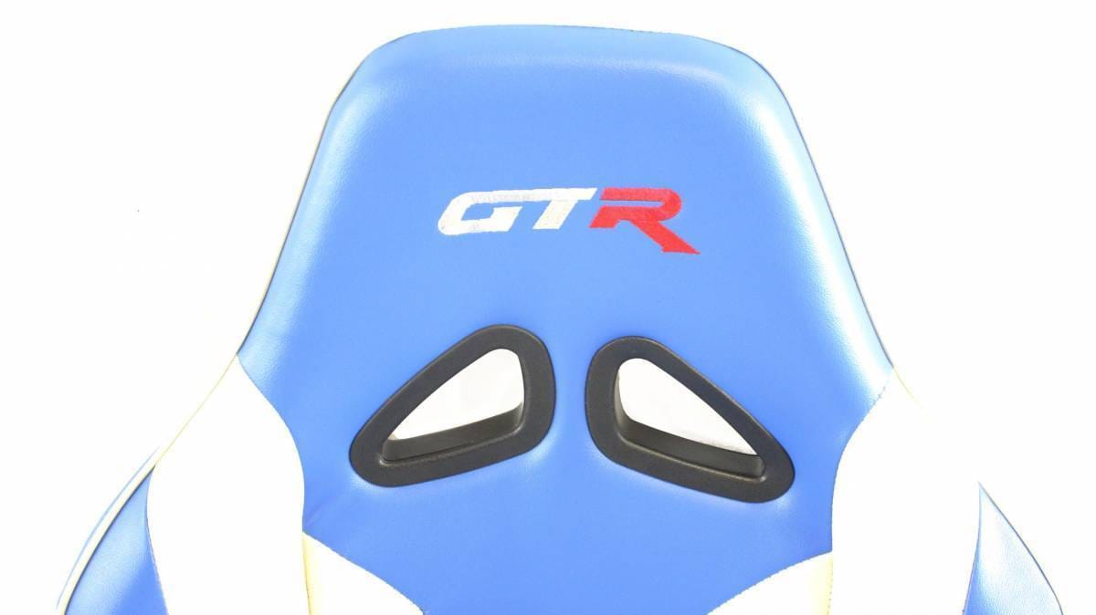 GTR Large Size Big and Tall Computer/Gaming High-back, Ergonomic Leatherette Racing Chair thumbnail 7