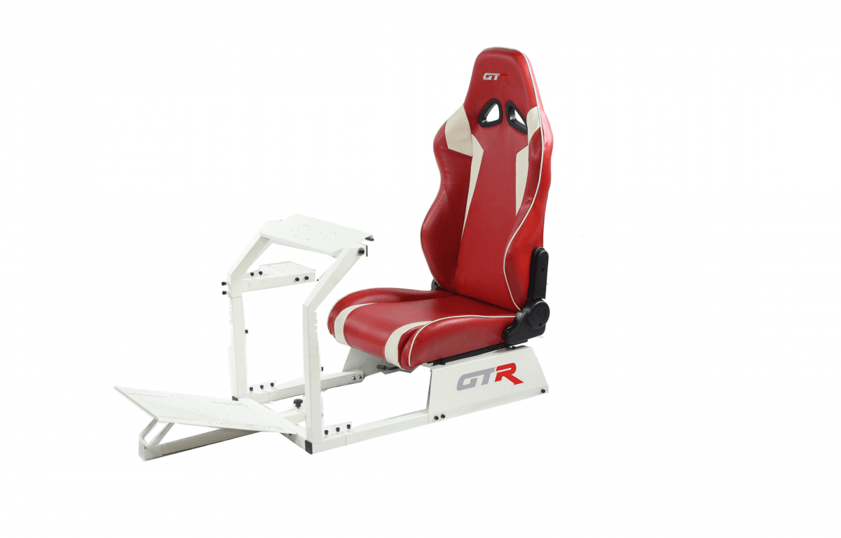 GTR Simulators GTA™️ Model Simulator Frame & Adjustable Racing Seat – Color Options Available thumbnail 4