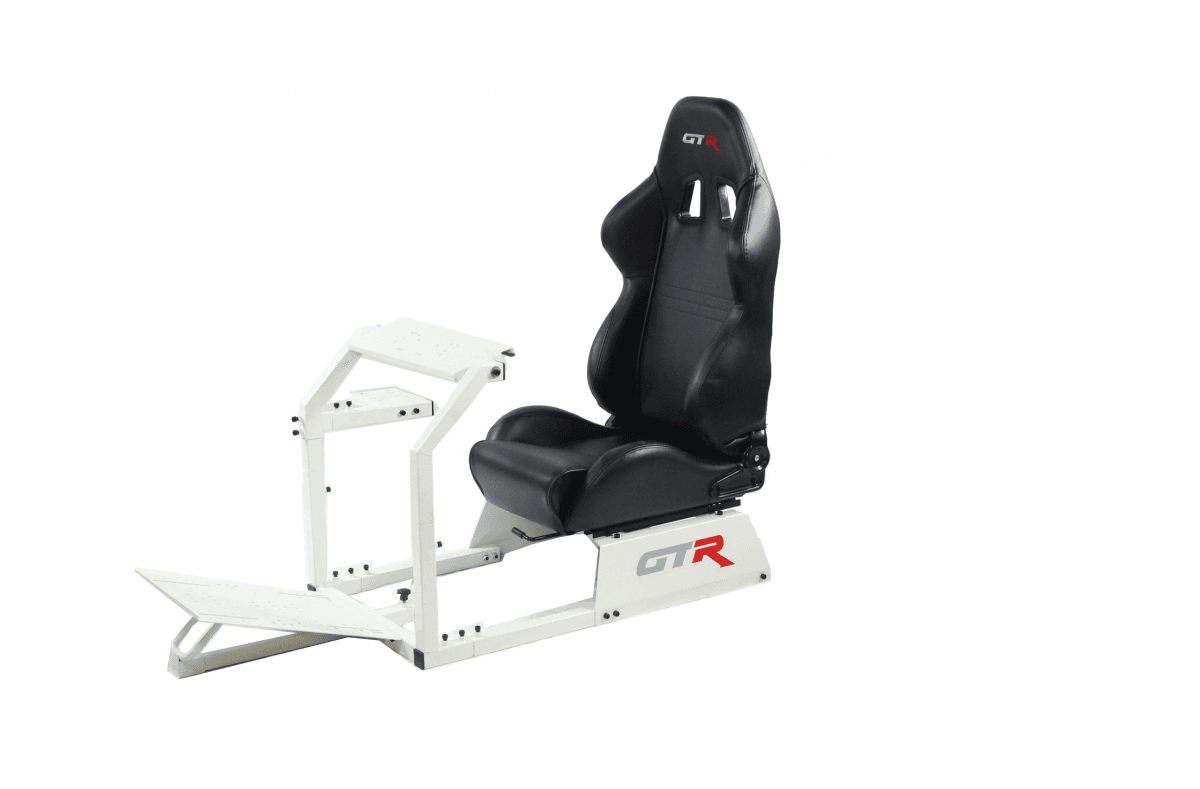 GTR Simulators GTA™️ Model Simulator Frame & Adjustable Racing Seat – Color Options Available thumbnail 2