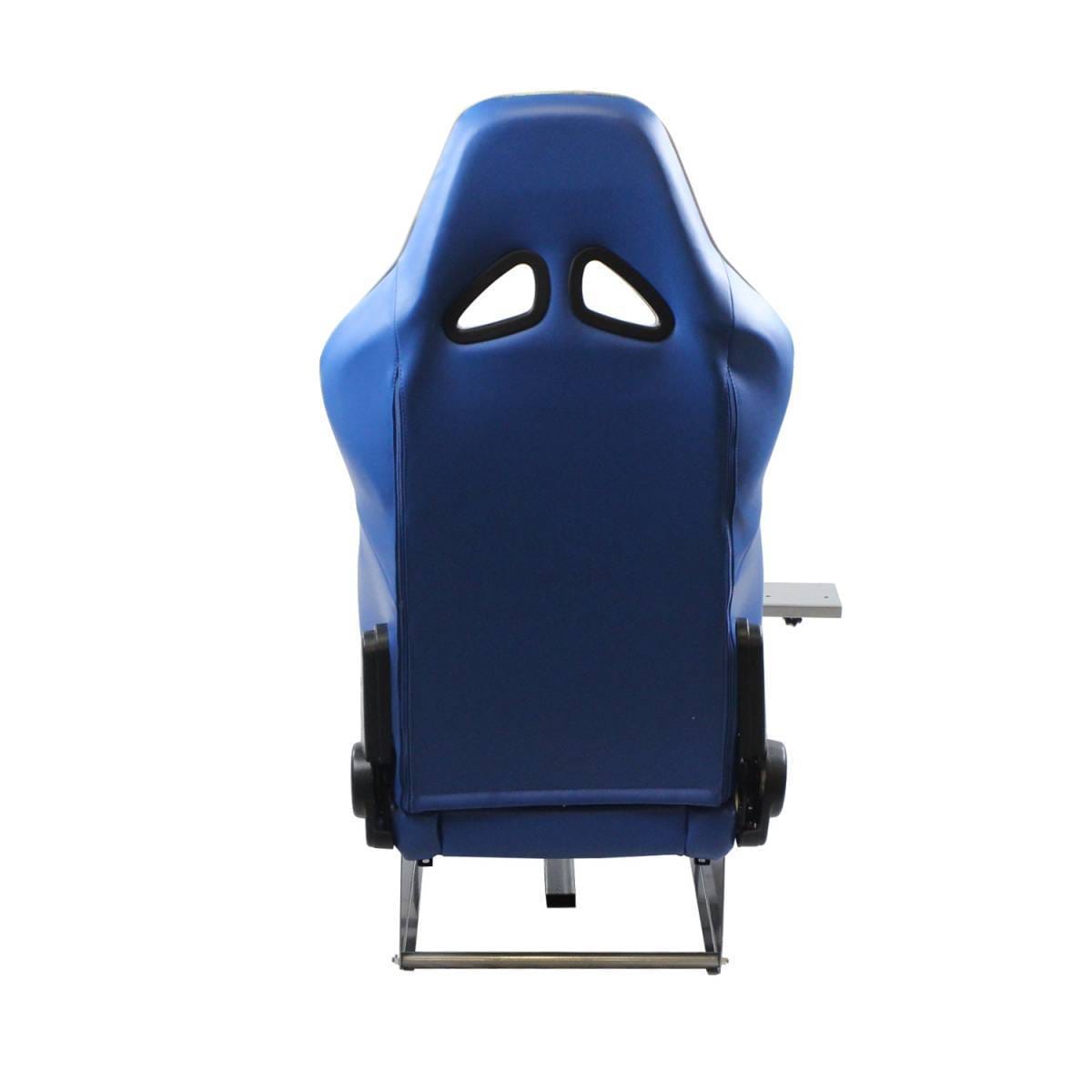 GTR Simulators Touring Model Simulator with Silver Frame and Adjustable Leatherette Racing Seat thumbnail 22