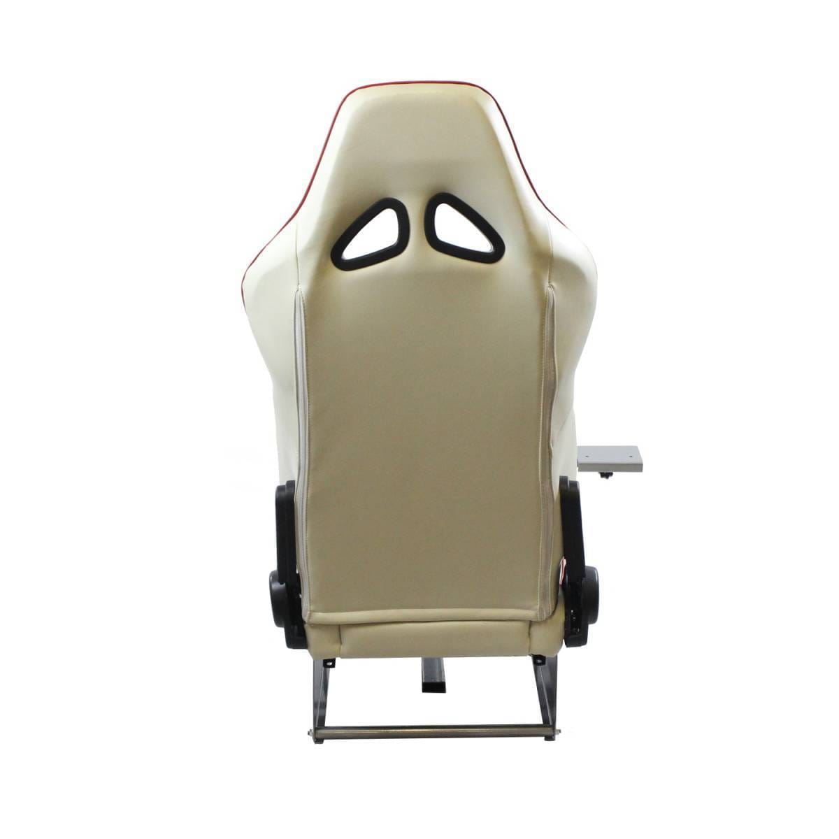 GTR Simulators Touring Model Simulator with Silver Frame and Adjustable Leatherette Racing Seat thumbnail 35