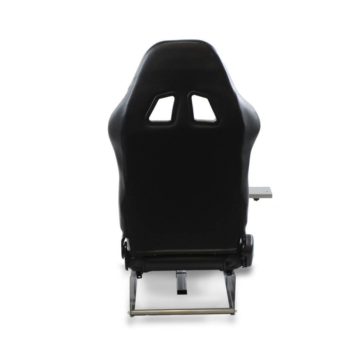 GTR Simulators Touring Model Simulator with Silver Frame and Adjustable Leatherette Racing Seat thumbnail 7