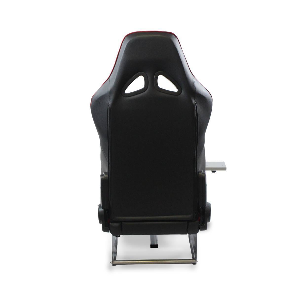 GTR Simulators Touring Model Simulator with Silver Frame and Adjustable Leatherette Racing Seat thumbnail 11