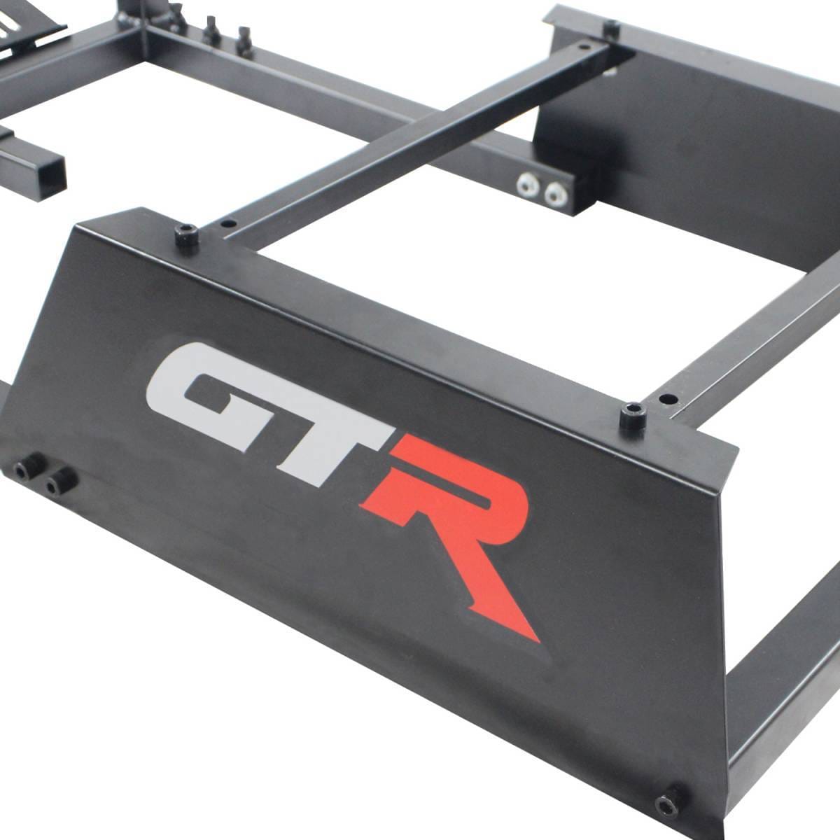 GTR Simulators GTA™️ Model Simulator Frame & Adjustable Racing Seat – Color Options Available Alpine White Black with Red thumbnail 15