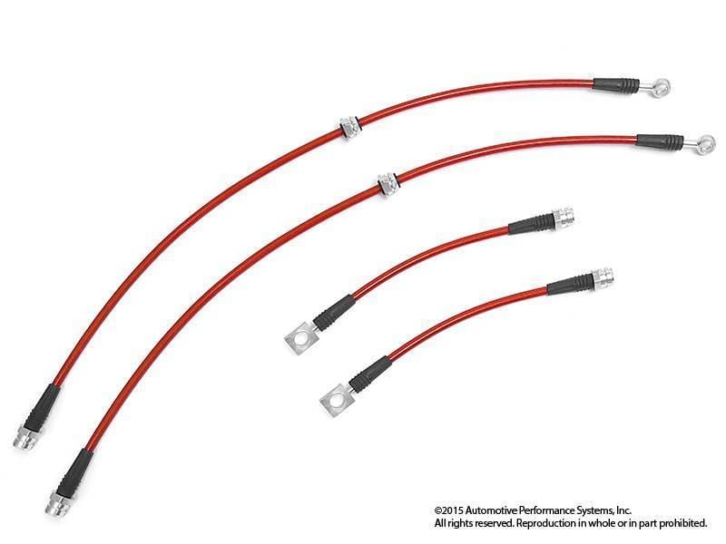 NEUSPEED Sport Stainless Steel Brake Lines (Red Finish) for VW MKVII GTI PP thumbnail 2