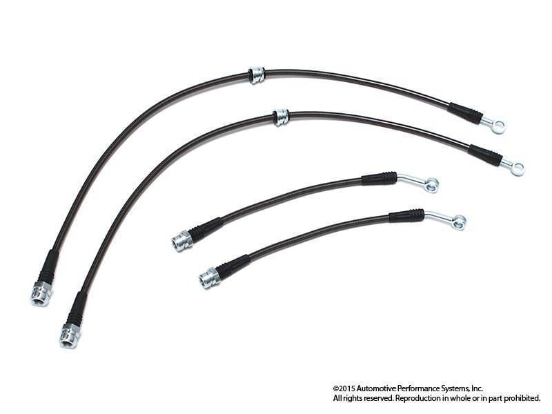 NEUSPEED Sport Stainless Steel Brake Lines (Smoke Finish) for Audi S3 8V / VW MKVII Golf R & e-Golf w/ Electronic Park Brake thumbnail 2