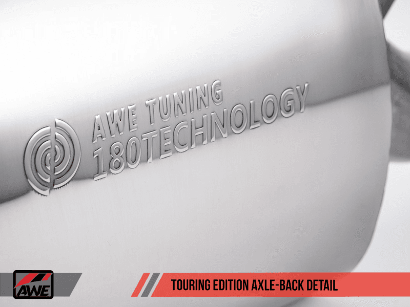 AWE Tuning 3010-43036 AWE Tuning BMW F3X N20/N26 328i/428i Touring Edition Exhaust Quad Outlet - 80mm Diamond Black Tips thumbnail 7