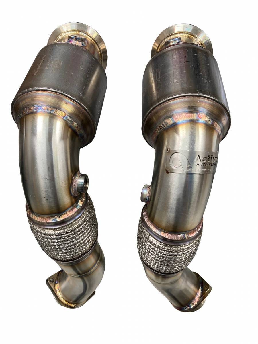 Active Autowerke Signature Catted Downpipes for BMW S63/N63 V8, X5 M, X6 M, X5, X6, 550I, 650I 11-041 thumbnail 3