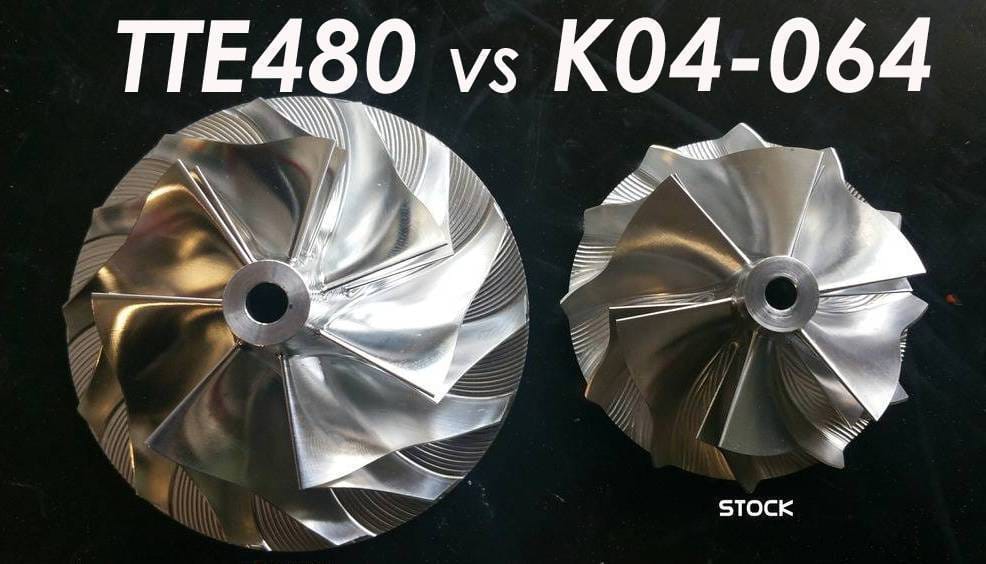 TTE480+ UPGRADE TURBOCHARGER (NEW) fitting VAG 2.0TFSI EA113 TTE480+TFSI-EA113 thumbnail 5