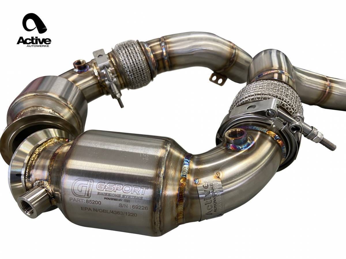 Active Autowerke Catted Downpipes for BMW F90 M5/M8 X5M/X6M 11-063 thumbnail 2