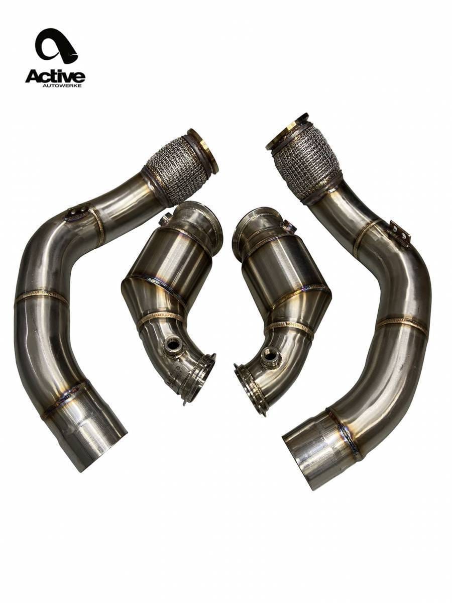 Active Autowerke Catted Downpipes for BMW F90 M5/M8 X5M/X6M 11-063 thumbnail 3