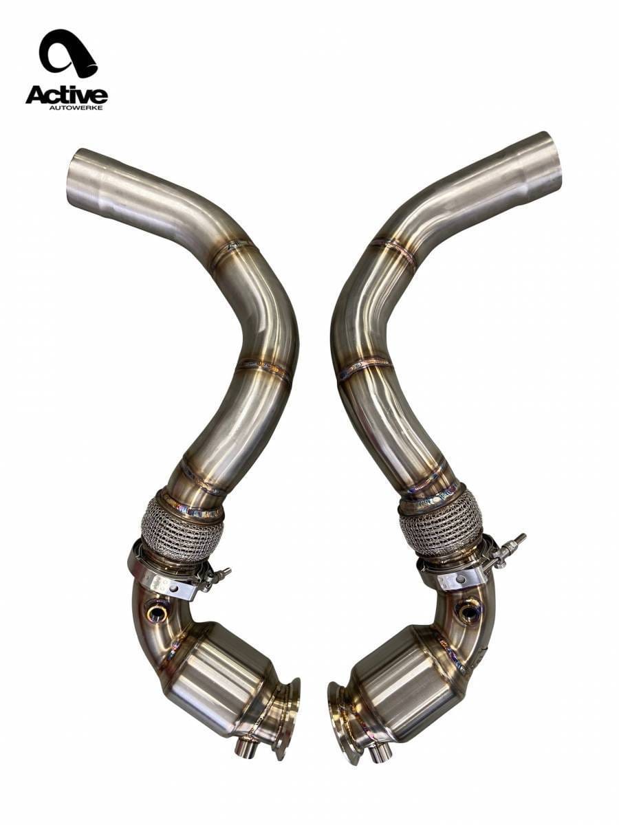 Active Autowerke Catted Downpipes for BMW F90 M5/M8 X5M/X6M 11-063 thumbnail 4