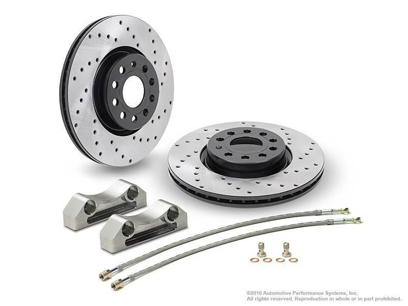 12.3" BIG BRAKE CONVERSION KIT Slotted Rotors - 99.10.89S thumbnail 2