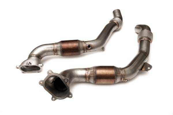 HPA Motorsport  Downpipes with 300 Cell Cats for Audi 4.0T C7 S6/S7 thumbnail 2