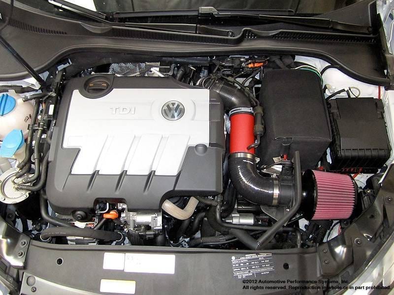 Neuspeed P-FLO Air Intake 2.0L TDI, Dry Filter Red Pipe thumbnail 4
