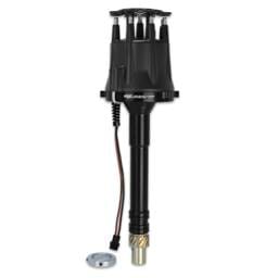 BCCX 85505 MSD Black Chevy V8 Pro-Billet Distributor w/ locked-out timing & bronze gear