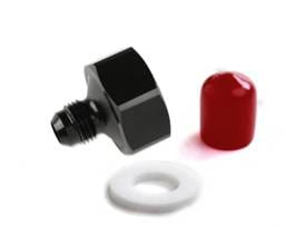 BHHV 16226NOS NOS Black T7075 aluminum 6AN-660 Bottle Nut Adapter