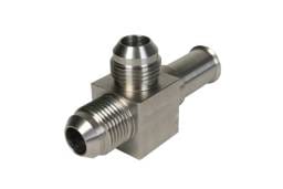Aeromotive 15102 Aeromotive SS Coupler to Convert Ford OE Fuel line (86-06) to Dual -8 AN Male Ports