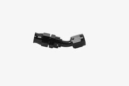 Aeromotive 15351 Aeromotive PTFE Hose End - AN-06 - 45 Deg - Black Anodized