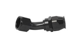 Aeromotive 15360 Aeromotive PTFE Hose End - AN-12 - 45 Deg - Black Anodized