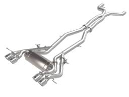 aFe 49-36351-P aFe MACHForce XP Exhausts Cat-Back SS 21 BMW M2 Competition L6-3.0L w/Polished Tips