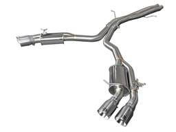 aFe 49-36427-P aFe 18-20 Audi RS5 Coupe MACH Force-Xp 3in to 2.5in 304 SS Axle-Back Exhaust System-Quad Polish Tips