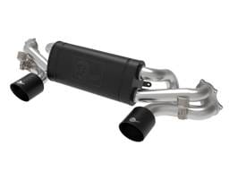 aFe 49-36443-B aFe MACHForce XP 2.25in-2.5in 304SS Exhaust Cat-Back Porsche 20-22 Cayman GT4(718) 4.0L - Black Tips