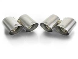aFe 49C36416-P aFe MACH Force-Xp 304 SS OE Exhaust Tips Polished 12-16 Porsche 911 (C2S 991) H6 3.8L