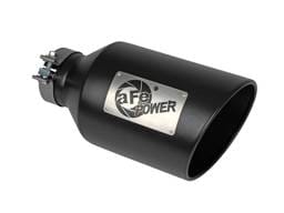 aFe 49T40801-B15 aFe Power MACH Force-Xp 409 Stainless Steel Clamp-on Exhaust Tip Black