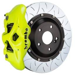 Brembo 1T3.9021A7 Brembo 20+ 992 C2S (Excl PSCB/PCCB) Fr GT BBK 6Pis Cast 380x34 2pc Rtr Slot Type3-Fluo. Yellow