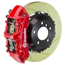 Brembo 2M2.9005A2 Brembo 08-16 R8 4.2/5.2 (CC Brake Eqpt) Rr GT BBK 6Pis Cast 380x32 2pc Rotor Slotted Type1-Red