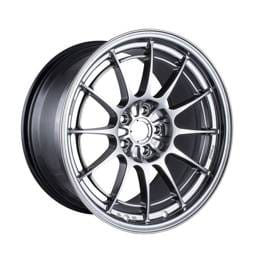 Enkei 3658953140HS Enkei NT03+M 18x9.5 5x108 40mm Offset 72.6mm Bore Hyper Silver Wheel
