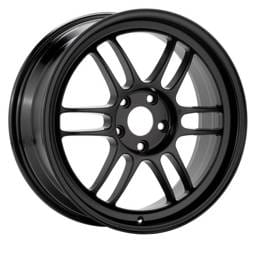 Enkei 3795804928BK Enkei RPF1 15x8 4x100 28mm Offset 5 Hub Bore Black Wheel - 11.64Lbs