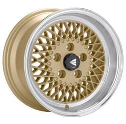 Enkei 465-570-4938GG Enkei92 Classic Line 15x7 38mm Offset 4x100 Bolt Pattern Gold Wheel