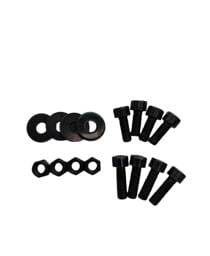 SPARCO 50001ZN Sparco Seat Hardware Spacer Kit Bottom Mount - Black Zinc