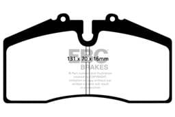 EBC Brakes DP51014NDX EBC 05+ Ford Saleen Mustang Brembo front calipers Bluestuff Front Brake Pads - Fits 1992-1993 Porsche 911