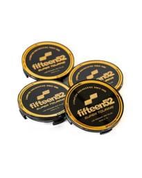 fifteen52 52-ST-CAP-BLKGOLD-SET Fifteen52 Super Touring (Chicane/Podium) Center Cap Set of Four - Black/Gold